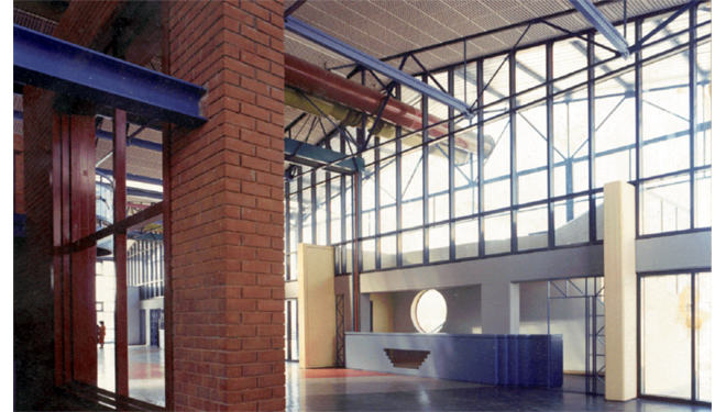 Conversion of a Factory Warehouse to a University of Thessaly Building 