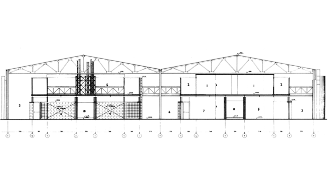 Conversion of a Factory Warehouse to a University of Thessaly Building 