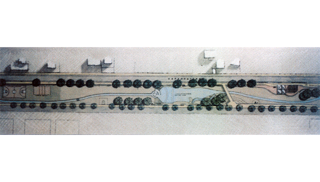 Design for the Krafsidon riverbed 