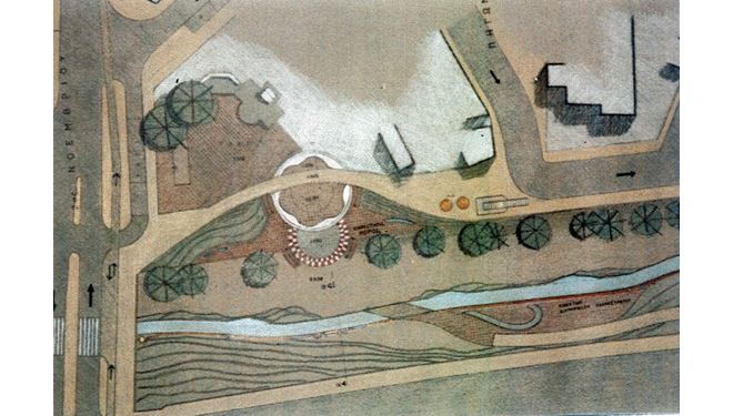 Design for the Krafsidon riverbed 