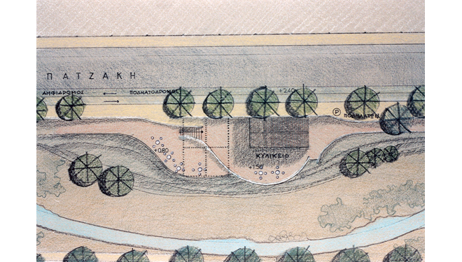 Design for the Krafsidon riverbed 
