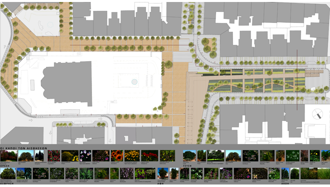 Architectural Competition of Preliminary Design Drafts for Reformation of the Axis Acheiropoiitos - Saint Sofia of the Municipality of Thessaloniki, Greece 