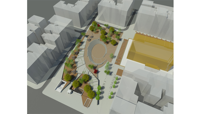 Architectural Competition of Preliminary Design Drafts for Reformation of the Axis Acheiropoiitos - Saint Sofia of the Municipality of Thessaloniki, Greece 