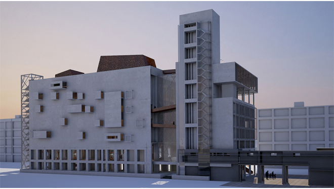 Redesign of the existing cereals’ stock house building facilities (SILO) and its surrounding open space into a Museum for Underwater Antiquities and Regeneration of part of the Piraeus Port Authority (OLP) Coastal Zone into an open public space for outdoor activities 