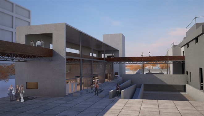 Redesign of the existing cereals’ stock house building facilities (SILO) and its surrounding open space into a Museum for Underwater Antiquities and Regeneration of part of the Piraeus Port Authority (OLP) Coastal Zone into an open public space for outdoor activities 